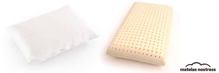 Matelas No Stress - Oreiller douillet : bloc latex et viscose de bambou