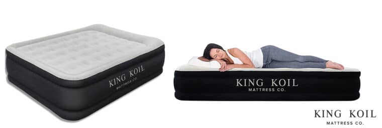 King Koil - Matelas gonflable avec pompe intégrée