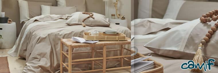 Camif - Housse de couette en coton bio Rhea