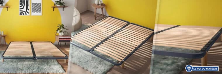 Le Roi du Matelas - Sommier à lattes pliable