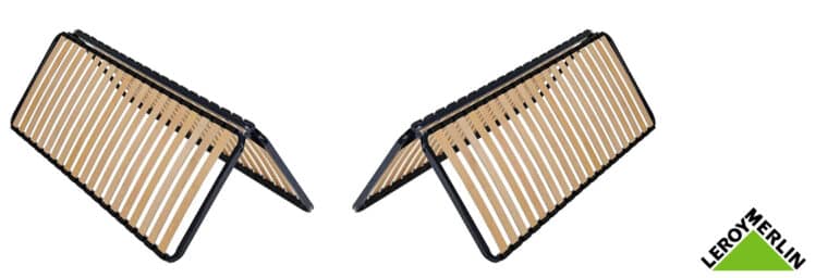 Leroy Merlin - Sommier pliable 2×20 lattes