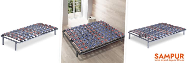 Sampur - Sommier 100 % plots Springluxe